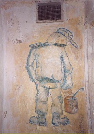 The Porridge Man wall painting