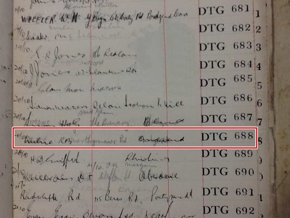 Registration Record