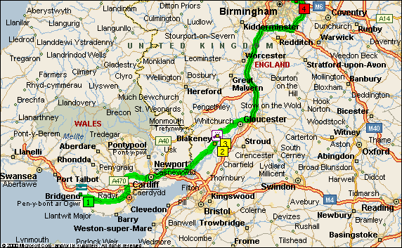 Recapture Location Map